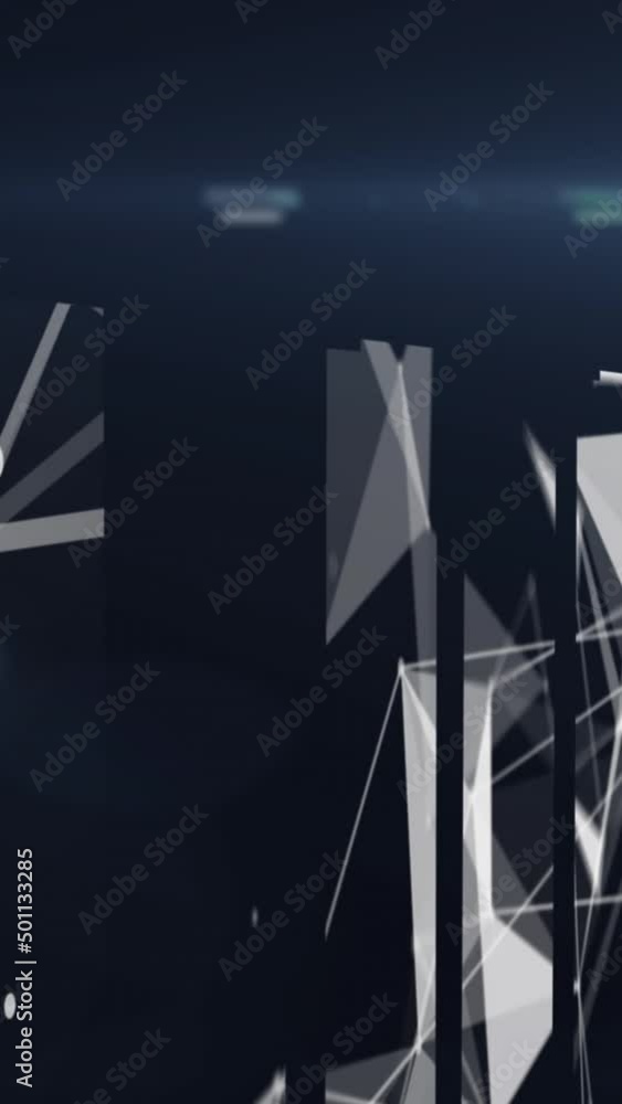 Poster animation of connections over computer circuit board