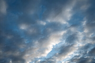 blue sky with clouds