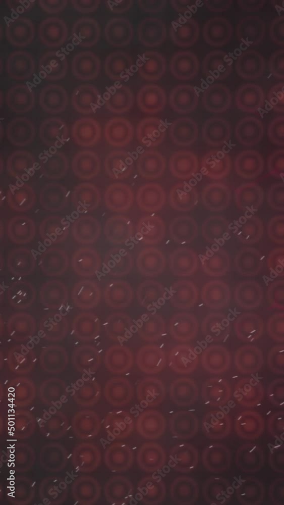 Poster Animation of neon red pattern over red pattern