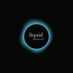 Set of isolated abstract aqua spot with gradient or dynamic color.Vector colorful neon templates. Circle shapes with vivid gradients. Fluid gradients for banners, Abstract liquid shape black, 3d.eps10