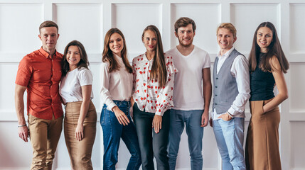 Fototapeta premium Group portrait of people Diversity team union