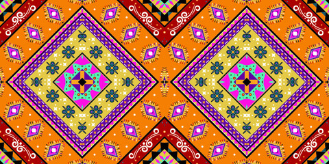 seamless ethnic pattern design.Geometric ethnic oriental ikat pattern traditional Design.ethnic oriental pattern,fabric,embroidery.Mexican pattern.merican pattern.latin african.indian fabric.Mexican