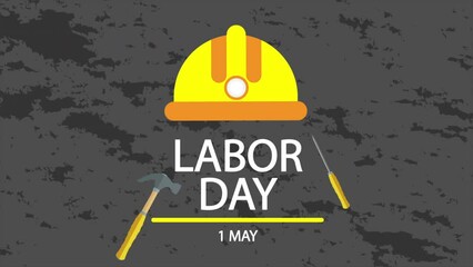 Labor Day 1 may tools, art video illustration. - Powered by Adobe