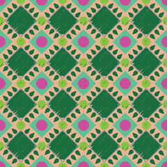 Vector seamless pattern. Weaving Pattern square more frequent, Vector seamless pattern. Modern stylish texture. Trendy graphic design for out clothes test equipment, interior, wallpaper greens 