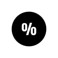Percent sign. Discount symbol. business. solid icon style. suitable for sale icon. simple design editable. Design template vector