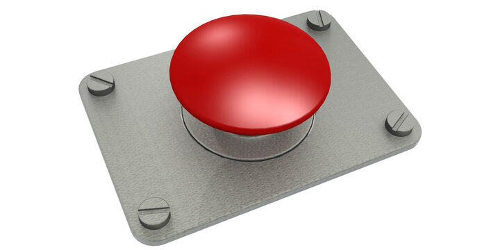 Big Red Button For Stress Relief | 3D model