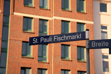 St. Pauli Fischmarkt - obrazy, fototapety, plakaty