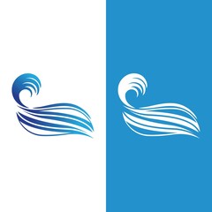 Wave beach vector illustration design