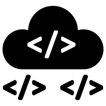 An icon design of cloud coding