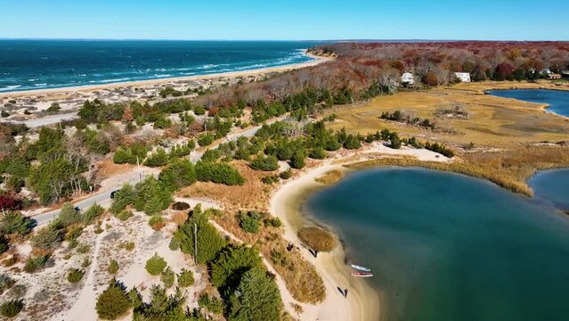 Aerial Hamptons Sea view