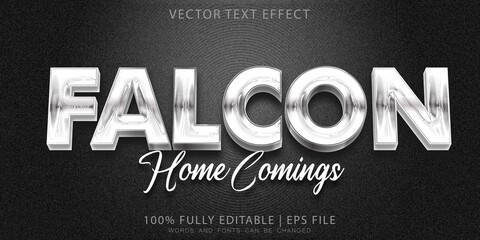 Falcon Heroes Metal Text Effect