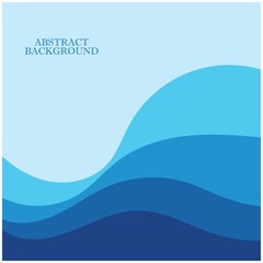 Abstract Water wave design background