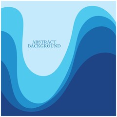 Abstract Water wave design background