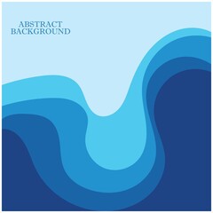 Abstract Water wave design background