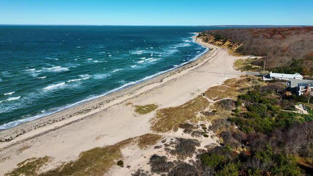 Aerial Hamptons Sea view