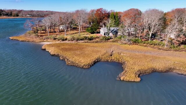 Aerial Hamptons Sea view