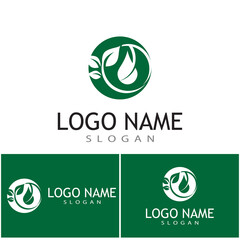 Leaf icon Vector Illustration design Logo template