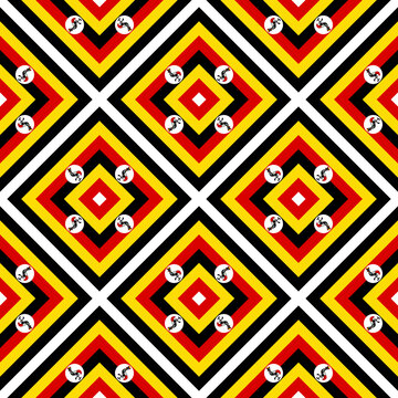 uganda flag pattern. abstract background. vector illustration