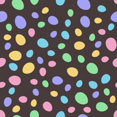 simple vector illustration small egg pattern