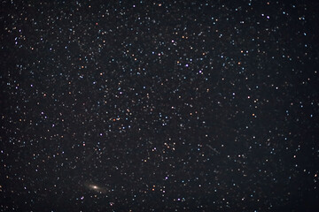 sky in the night with stars planets and comets