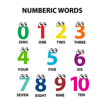 educational book for children to practice writing numbers with unique pictures. mathematic kids book or childrenbook