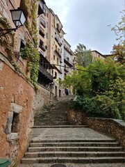 Fototapeta na wymiar Paisajes de la ciudad de Cuenca, en España 