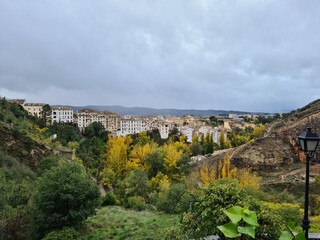 Fototapeta na wymiar Río Júcar a su paso por Cuenca 
