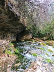 Nacimiento del río Cuervo en Cuenca. 