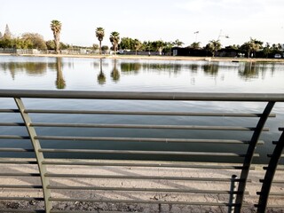 Lake View In Menachem Begin, Darom Park, Tel-Aviv, Israel