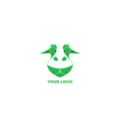 Bird's head and monkey's head logo is suitable for a business logo or business brand