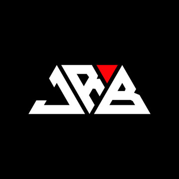 JRB triangle letter logo design with triangle shape. JRB triangle logo design monogram. JRB triangle vector logo template with red color. JRB triangular logo Simple, Elegant, and Luxurious Logo...