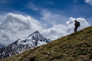 beutiful landscape in austria alps