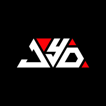 JYD triangle letter logo design with triangle shape. JYD triangle logo design monogram. JYD triangle vector logo template with red color. JYD triangular logo Simple, Elegant, and Luxurious Logo...