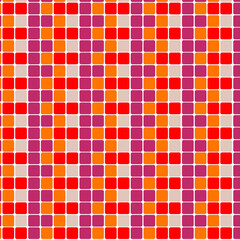 textura de cuadrados multicolor sin una esquina