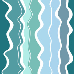 Abstract background with colorful geometric shapes. Rainbow seamless pattern. Gradient waves, lines, dynamical forms. Design for poster, fabric, textile