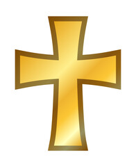 金色の十字架