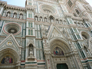 FLORENCE in Italy with the great dome of the Cathedral called Duomo di Firenze