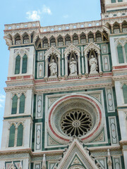 Obraz premium FLORENCE in Italy with the great dome of the Cathedral called Duomo di Firenze