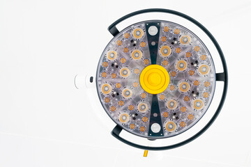 Operating theatre lamp. High-tech LED technology fo perfect surgical lighting.