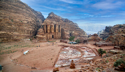 The Monastery or Ad Deir Petra Jordan
