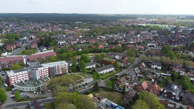 Lingen Ems - Ems Kanal - Drohne Luftaufnahme