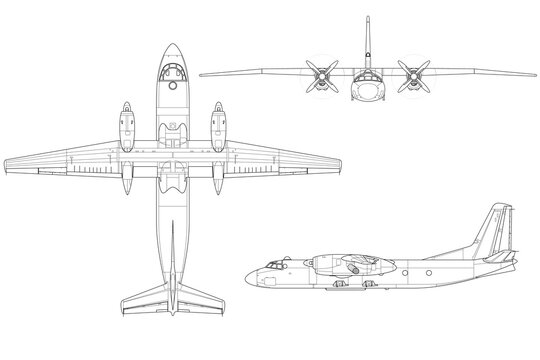 Avi&oacute;n de transporte militar