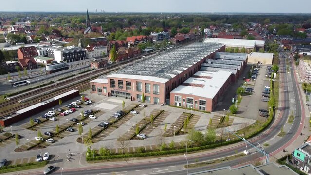 Universit&auml;t Lingen Emsland Uni Luftaufnahme