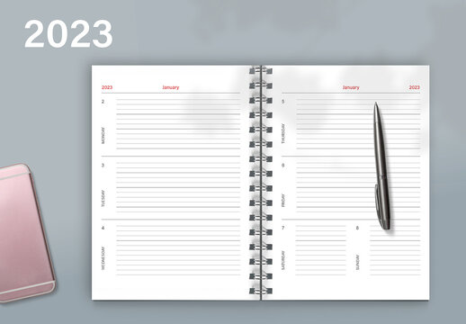 2023 Personal Planner Layout