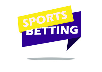 sports betting, banner for mobile devices, print and the internet

