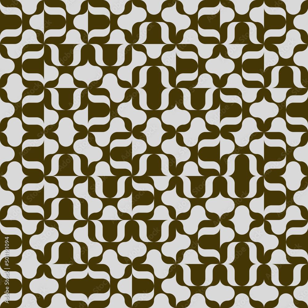 Aufkleber seamless pattern vector graphics design made with abstract geometric shapes and forms