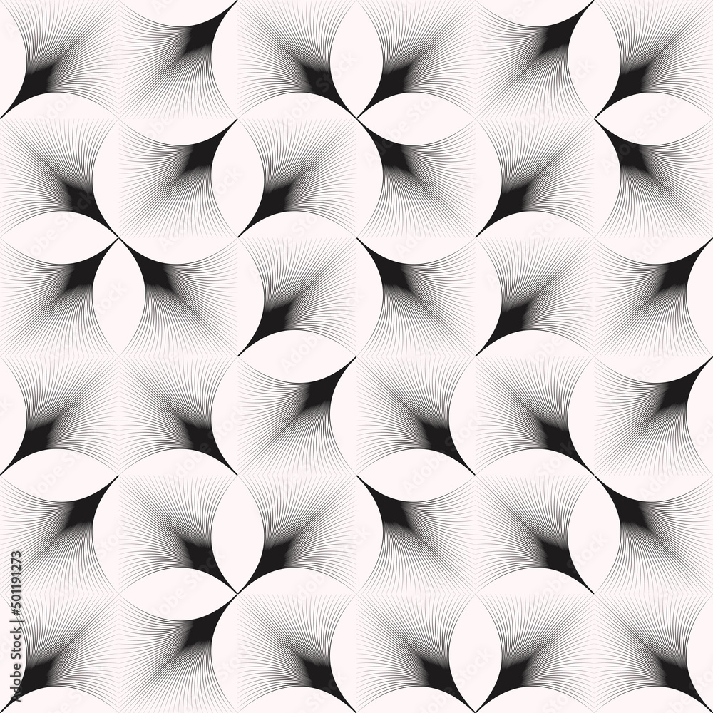 Poster monochrome color abstract vector pattern design made with random geometric shapes