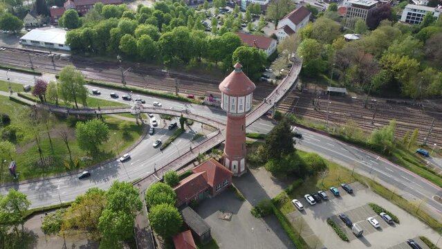 Wasserturm Lingen Emsland Luftaufnahme Drohne Stadt