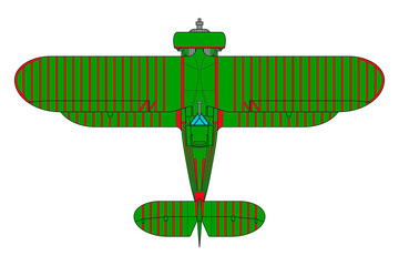 Avión de combate biplano © alfonsosm