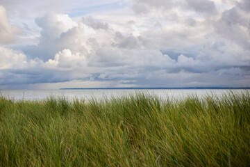Seaside view at Hel Peninsula, Poland. - obrazy, fototapety, plakaty